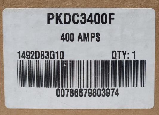 EATON CUTLER HAMMER PKDC3400F Type KDC KDC3400F Circuit Breaker Frames Blank Lid