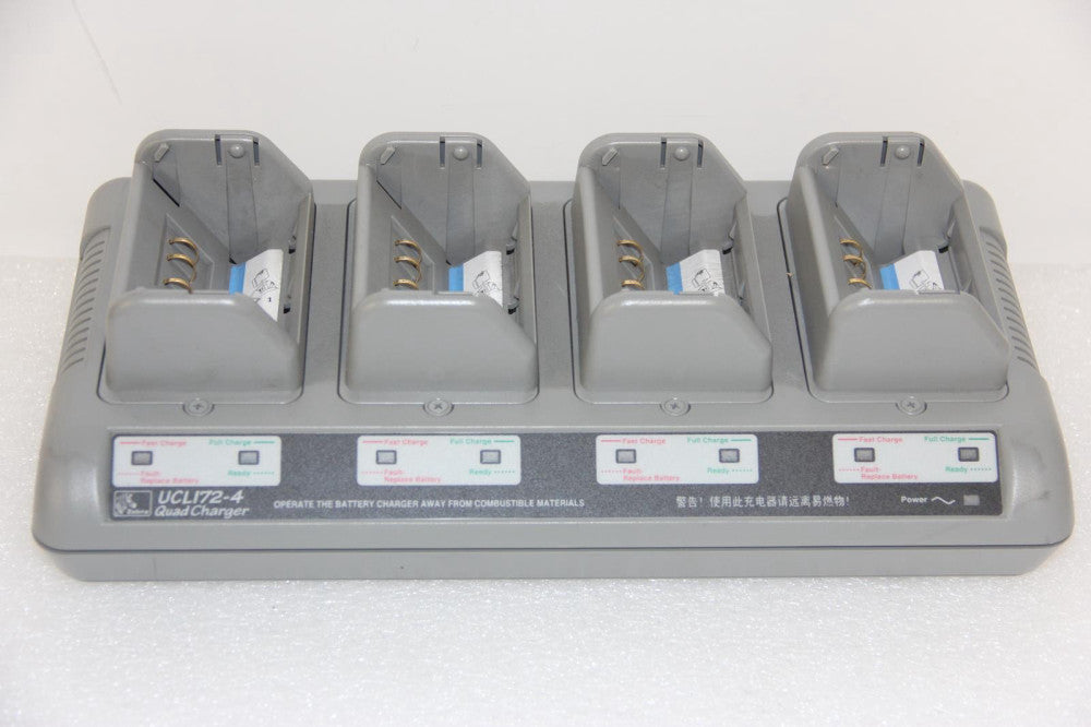 ZEBRA UCLI72-4 Quad Charger NO Power Adaptor