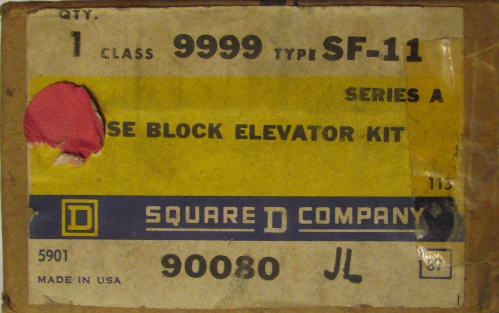 SQUARE D 9999 SF-11 Fuse Block Elevator Kit 60 Amp 9999 SF 11