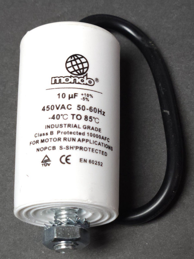 MONDO DUCATI X003K3OI3Z Motor Run ENERGIA Capacitor 10μF/450V 450VAC 10μF w/Wire