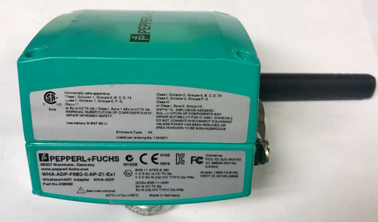 PEPPERL FUCHS WHA ADP F8B2 0 AP Z1 EX1 WIRELESS HART Adapter WHA-ADP 238082