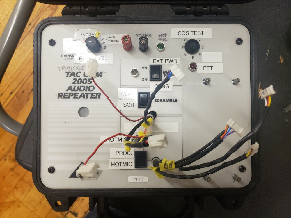 OPEN BOX, DTC, TAC COM 2005, AUDIO REPEATER IN WATER RESISTANT PELICAN CASE
