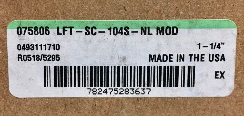 DODGE LFT SC 104S NL MOD 1 1/4" Flange Mount Bearring 075806 1-1/4" R0518/5295