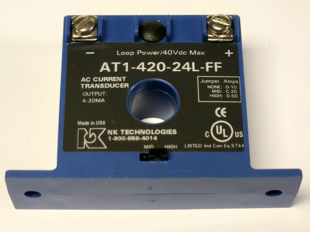 NK TECHNOLOGIES AT1 420 24L FF AC Current Transducer 4-20 mA