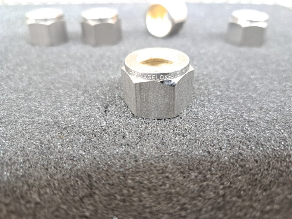 New, Parker, 5NU5-316, Compression Nut A-LOK 5/16 Tube SS, sold as lots of 5pcs