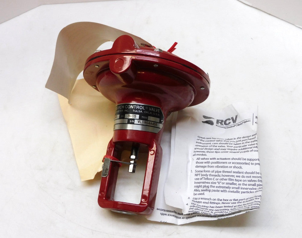 Badger Meter ATC Research Control Valve Actuator 3-15 1/8" npt