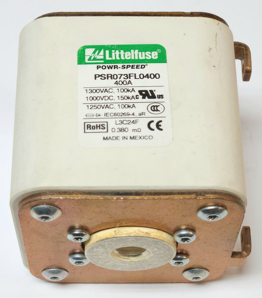 LITTLEFUSE PSR073FL0400 POWR SPEED 400 AMP Fuse 1250 VAC Flush Metric GB/T 13539