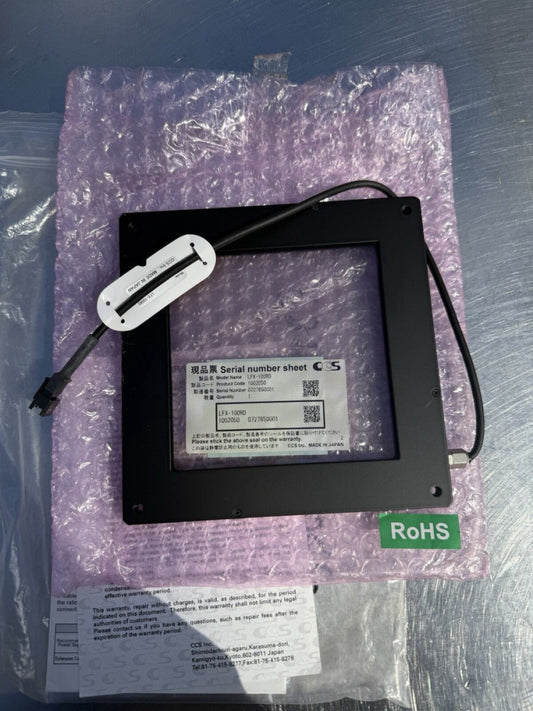 CCS Cognex LFX-100RD Flat Vision Light Unit - New Unused