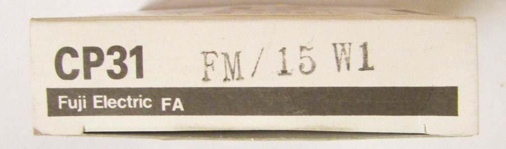 FUJI ELECTRIC CP1 FM 15 W1 Time Delay Circuit Breaker Single Pole CP1 FM/15-W1