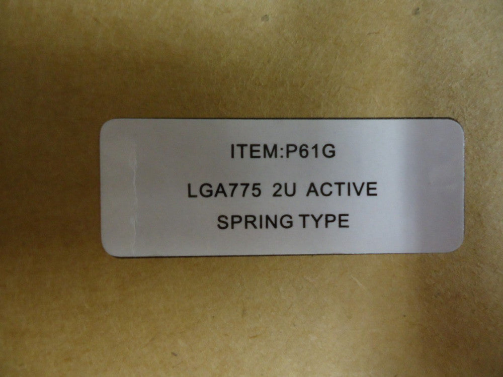 Nwe, Dynatron,  P61g 2u CPU Fan for Intel Socket 775