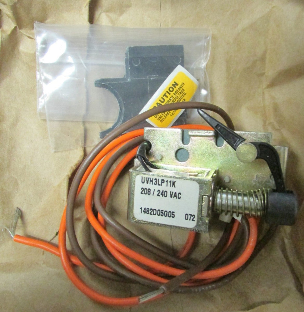 Eaton Cutler Hammer UVH3LP11K K Frame Breaker Undervoltage Release 1482D05G05