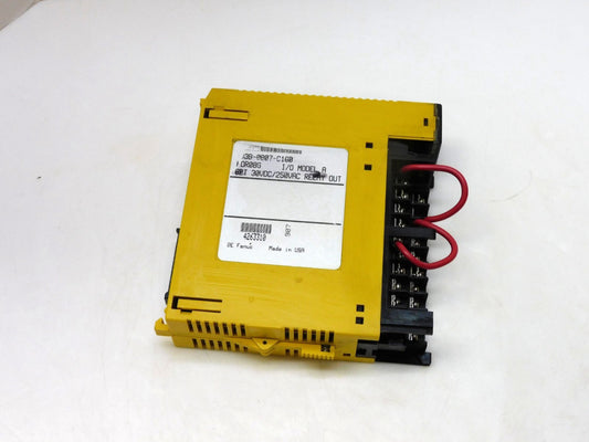 FANUC A03B-0807-C160 I/O MODULE 8PT 30VDC/250VAC RELAY OUTPUT AOR08G