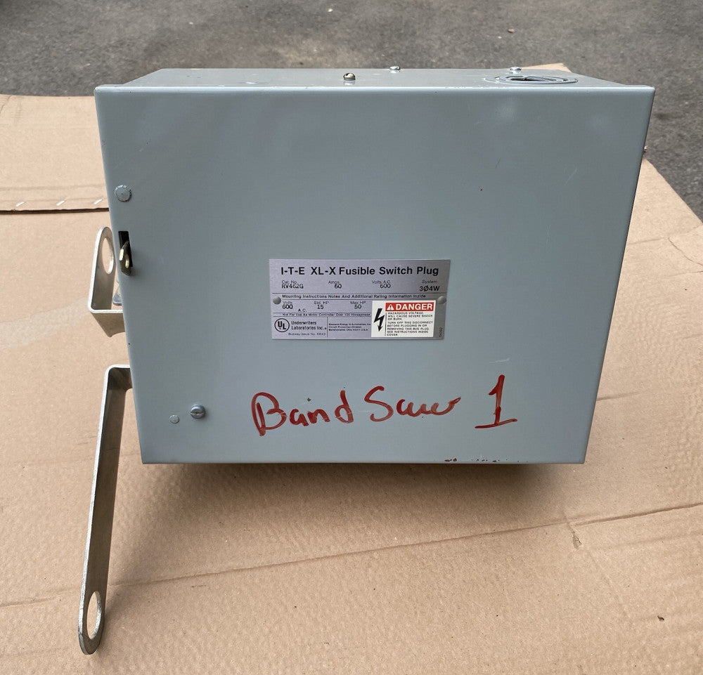 Siemens ITE RV462G XL-X Fusible Busway Switch Plug, 60 Amp 600VAC  Used