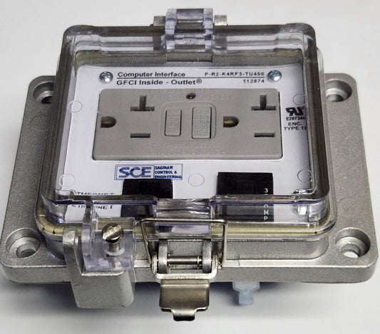 SCE SAGINAW GRACE P R2 K4RF3 TU450 Computer Interface GFCI Inside Outlet 112874