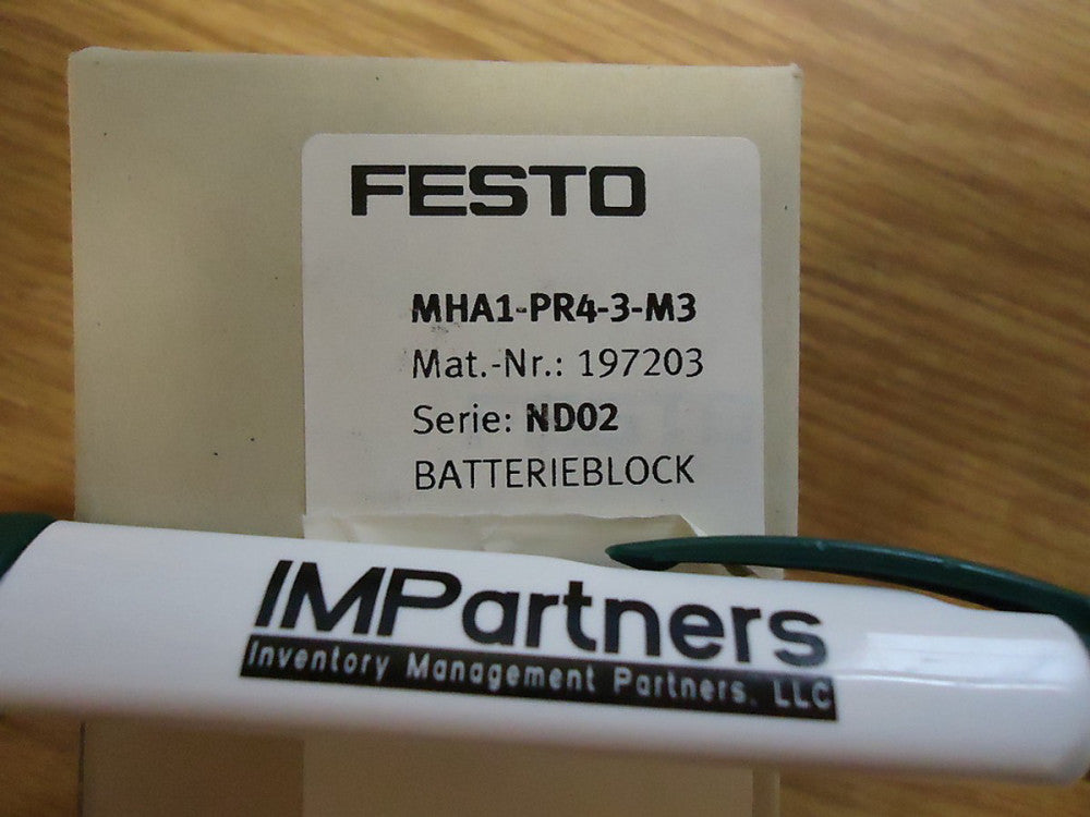 Festo MHA1-PR4-3-M3 Manifold Block. Brand New!