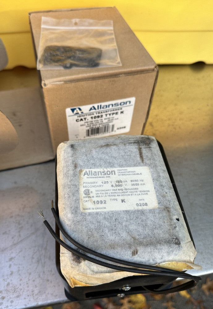 Allanson 1092 Type K 6000V Ignition Transformer  1092-K