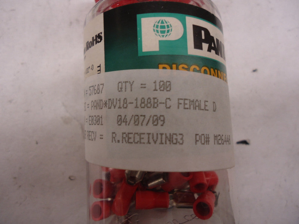 DV18-188B-C, Panduit, DISCONNECT FEM VNL-INS, BRAND NEW! (1 Order @ 24 Pieces)