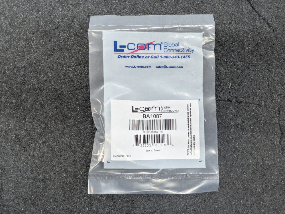 NEW, L-Com, BA1087, COAX ADAPT BNC TO BNC - Lot of 7pcs