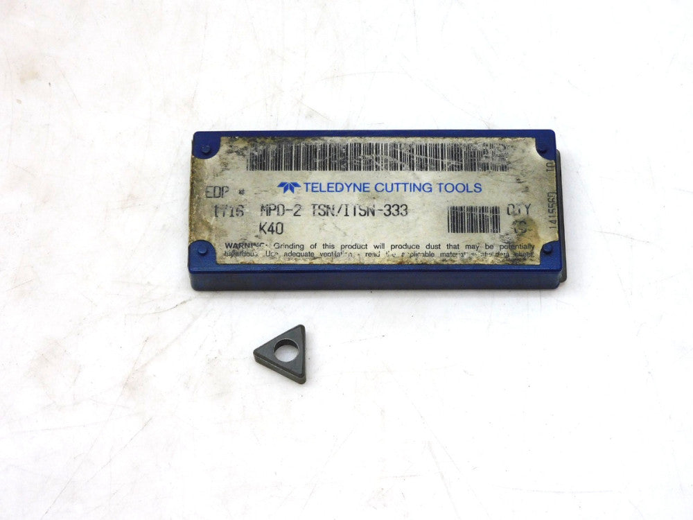 LOT OF 7 TELEDYNE ITSN333 CARBIDE INSERT