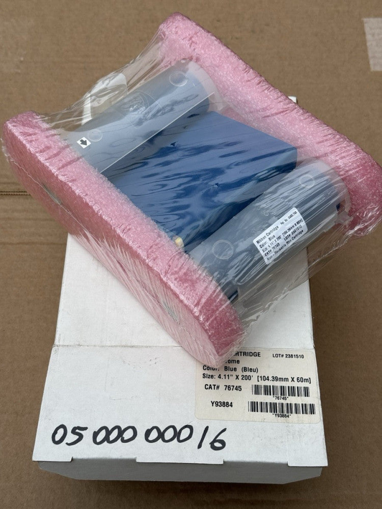 Brady 76745 BLUE GlobalMark Ribbon Cartridge 4.11" x 200' - New