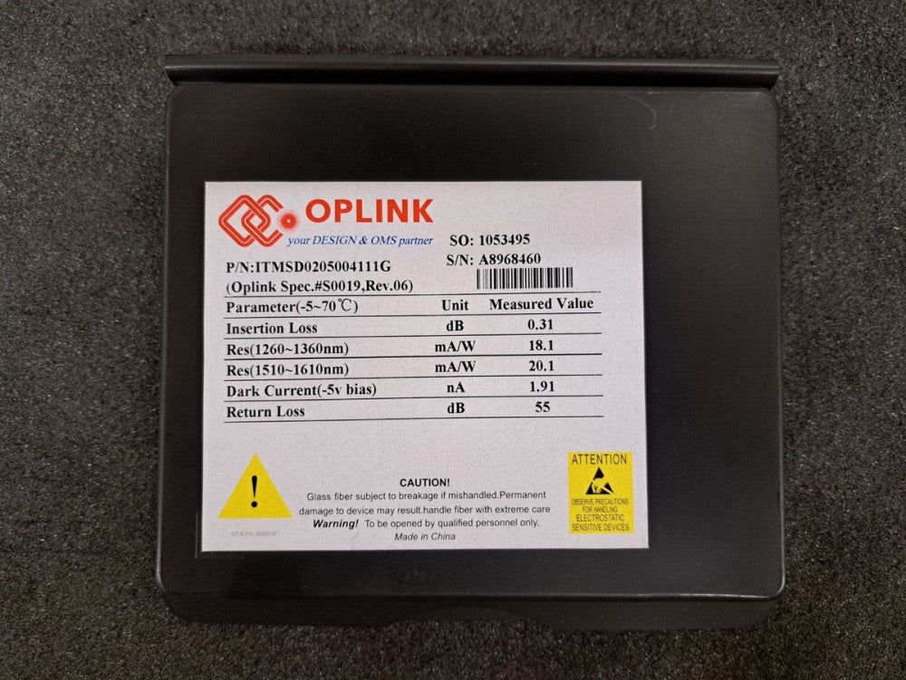 New, Oplink, ITMSD0205004111G, Laser