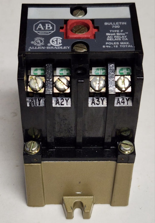 ALLEN BRADLEY 700 P400A1 110 120 VAC Bulletin 700 AC Control Relay