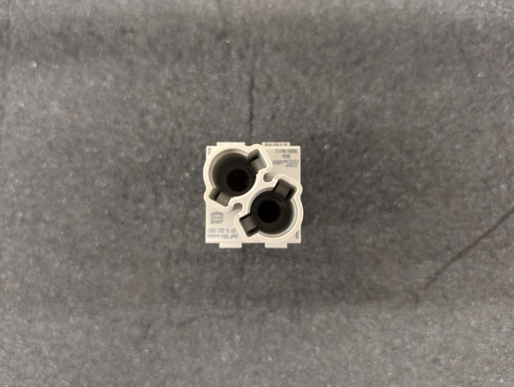 New, Harting, 09140023051, MODULE MALE 2POS CRIMP - Lot of 2pcs