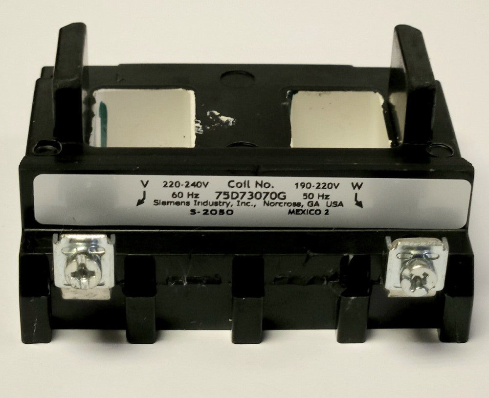 SIEMENS FURNAS 75D73070G Size 00 to Size 2 1/2 Coil 190-240 VAC Size 00-2.5