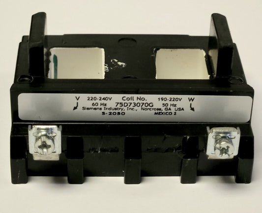 SIEMENS FURNAS 75D73070G Size 00 to Size 2 1/2 Coil 190-240 VAC Size 00-2.5
