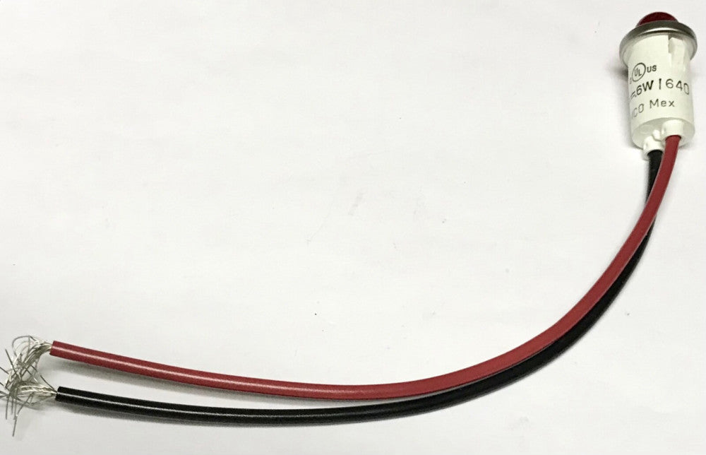 WAMCO WL 1091M1 24V Red LED 28v Indicating Light 1640 Panel Mount 12.7mm