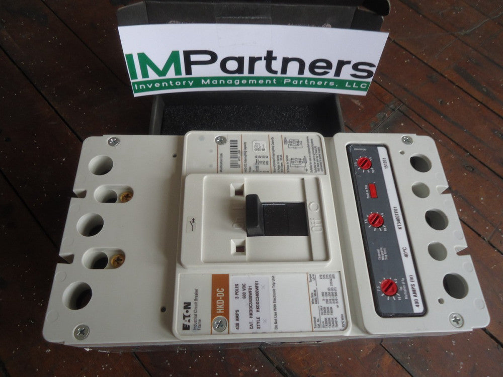 New, Eaton, HKDDC3400WF01, SERIES C, K-FRAME MOLDED CASE CIRCUIT BREAKER 40 