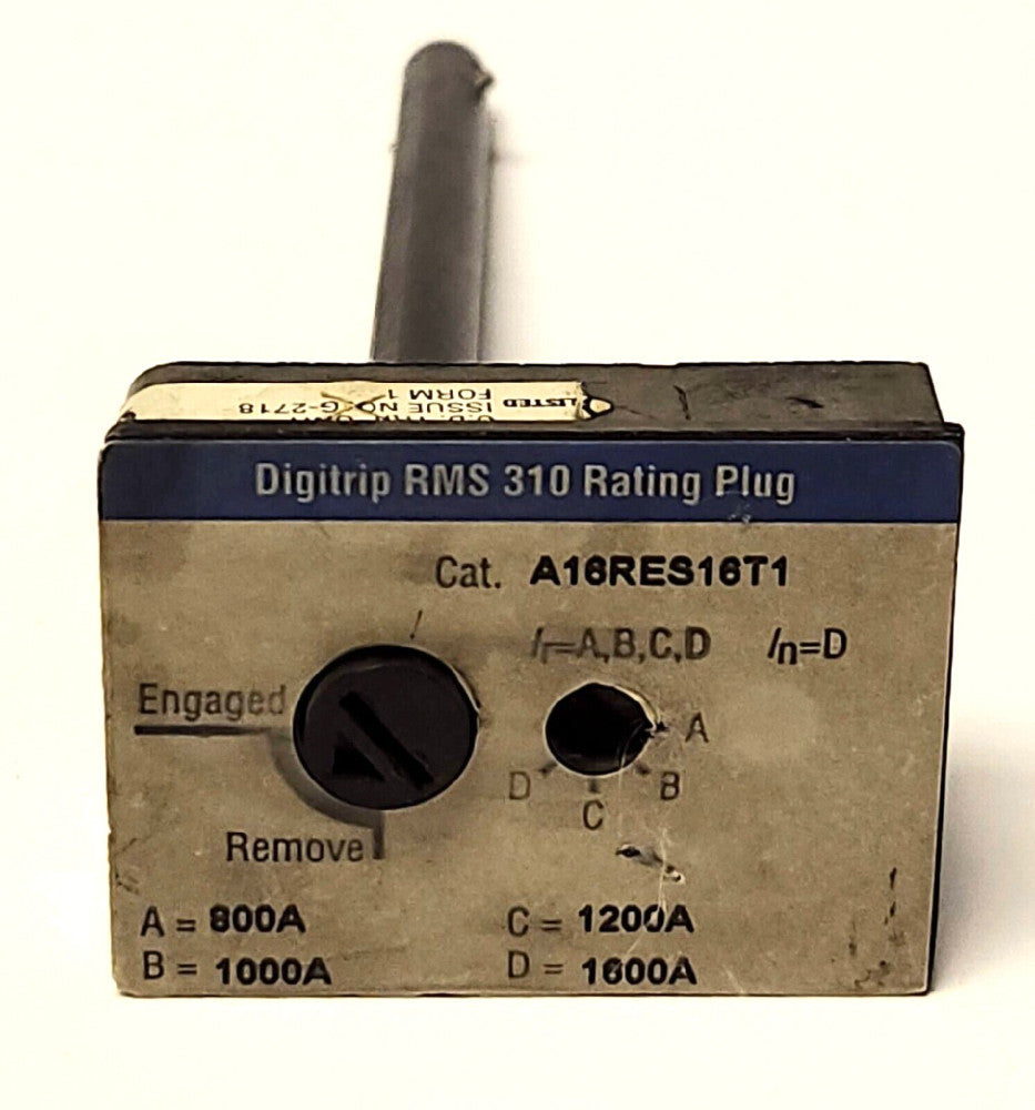 EATON CUTLER HAMMER A16RES16T1 R Frame 800 AMP-1600 AMP Adjustable Rating Plug