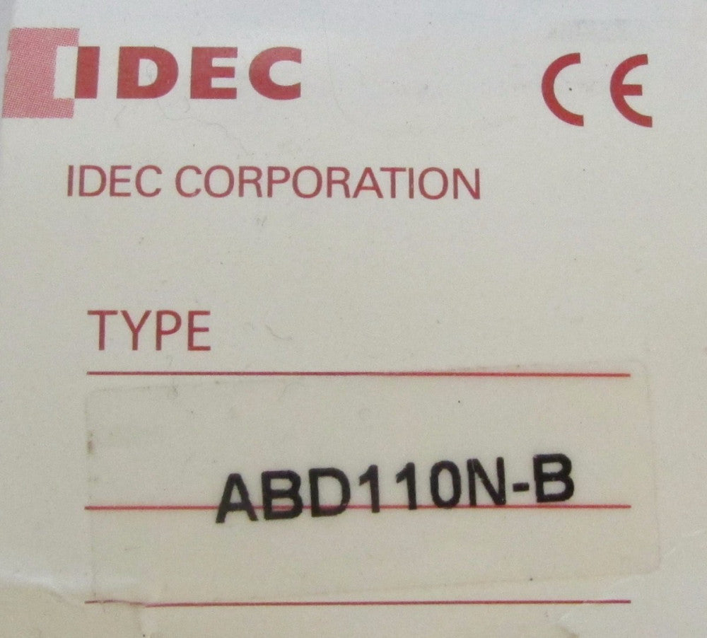 IDEC ABD110N B Flush Head Black Push Button