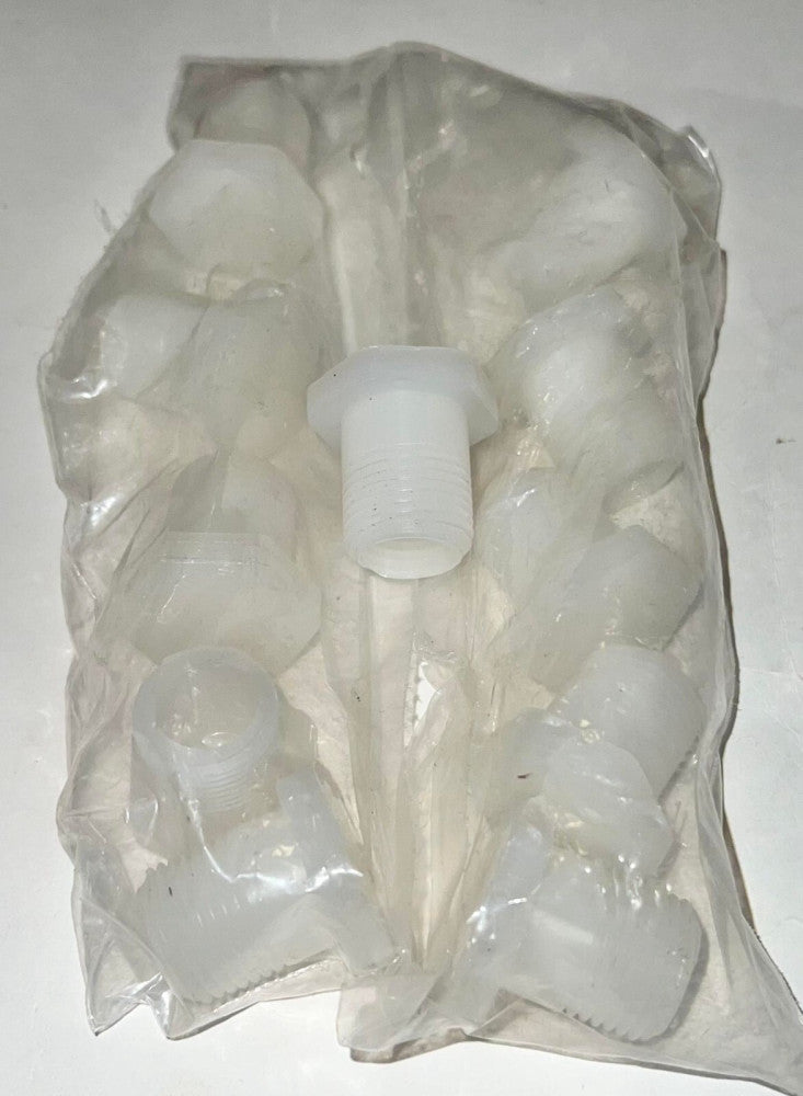 (LOT OF 11) NIBCO USAS PVDF CH80 1/2" Plastic Pipe Threaded Plug