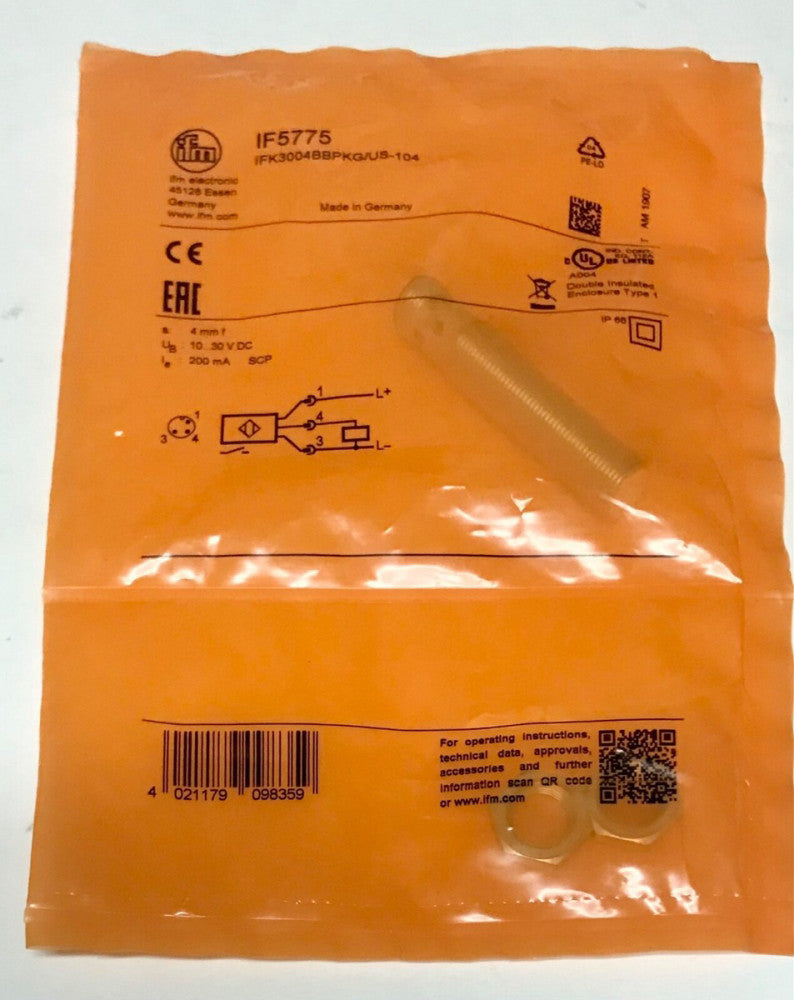 IFM IF5775 Proximity Sensor IFK3004BBPKG US 104