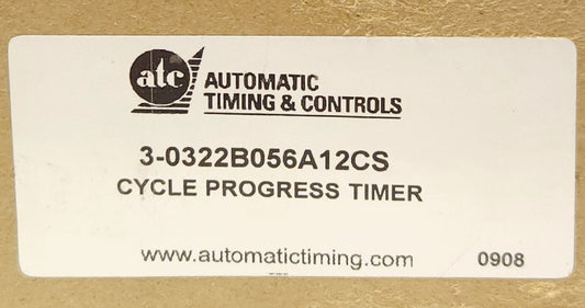ATC AUTOMATIC TIMING & CONTROLS 322B Motor Driver 3 0322B056A12CS Cycle Progress