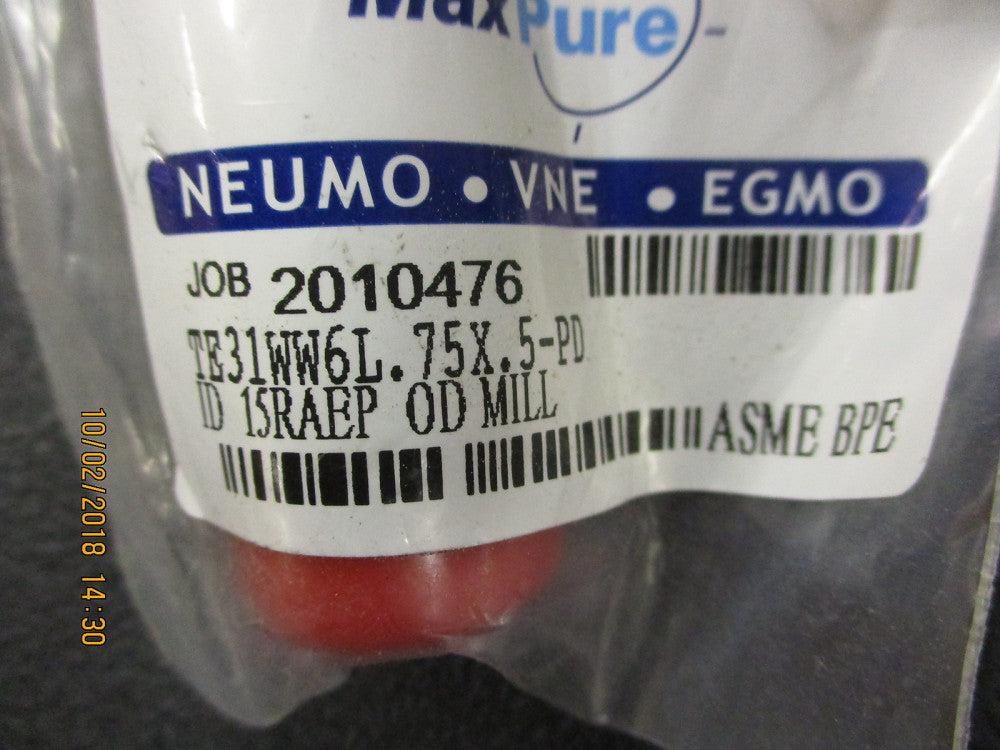 TE31WW6L.75X.5-PD Maxpure BPE Series .75 x .5 Concentric Reducer BRAND NEW!
