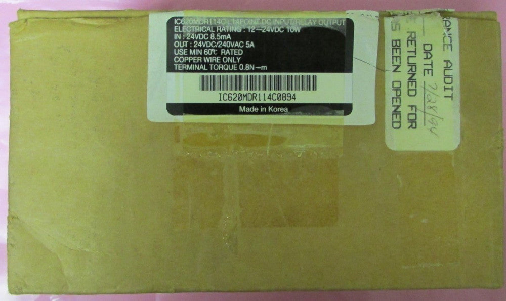 GE FANUC IC620MDR114C 14 Point DC Input Output Controller 