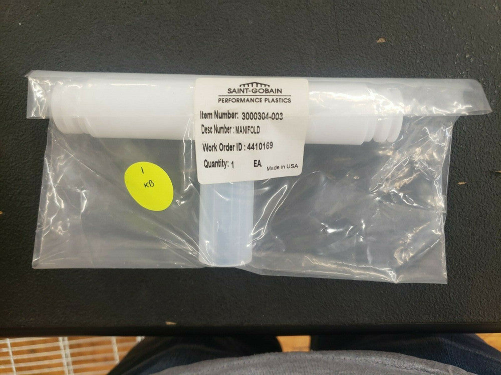 NEW, SAINT-GOBAIN, 3000304-003, Manifold for Chempure 1/2" Pump with 3/4" FB