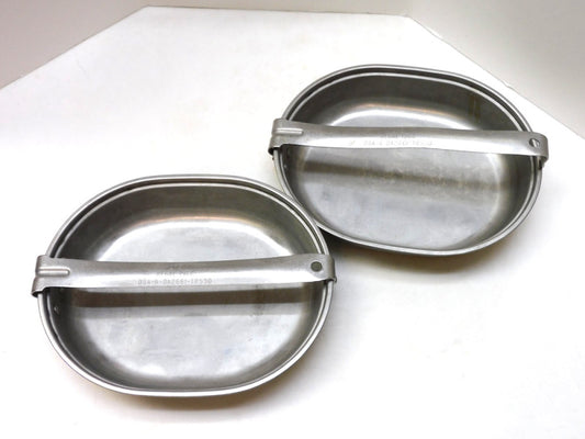 Regal U.S. Army Mess Pan 1966 Vintage DSA-4-0A2661-TR530 Lot of 2