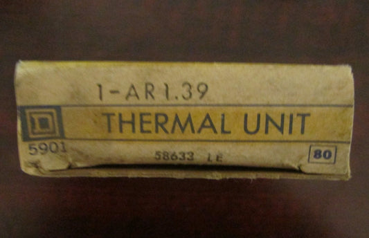 SQUARE D AR 1.39 Thermal Overload Relay Heater Element AR 1 39