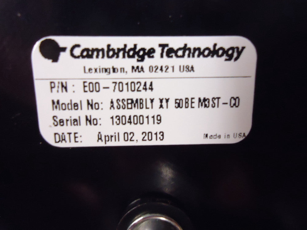 E00-7010243 Cambridge Technology XY 5052 M3ST W/SAX REP ASSEMBLY Brand New!