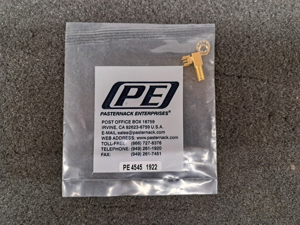 New, Pasternack, PE4545, CONN JACK R/A PE4545