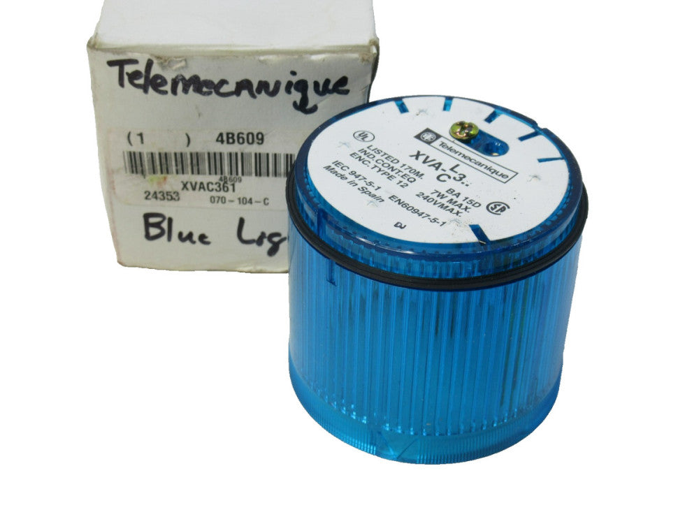 Telemecanique XVAC361 Stack Light , Steady Blue Light (New)