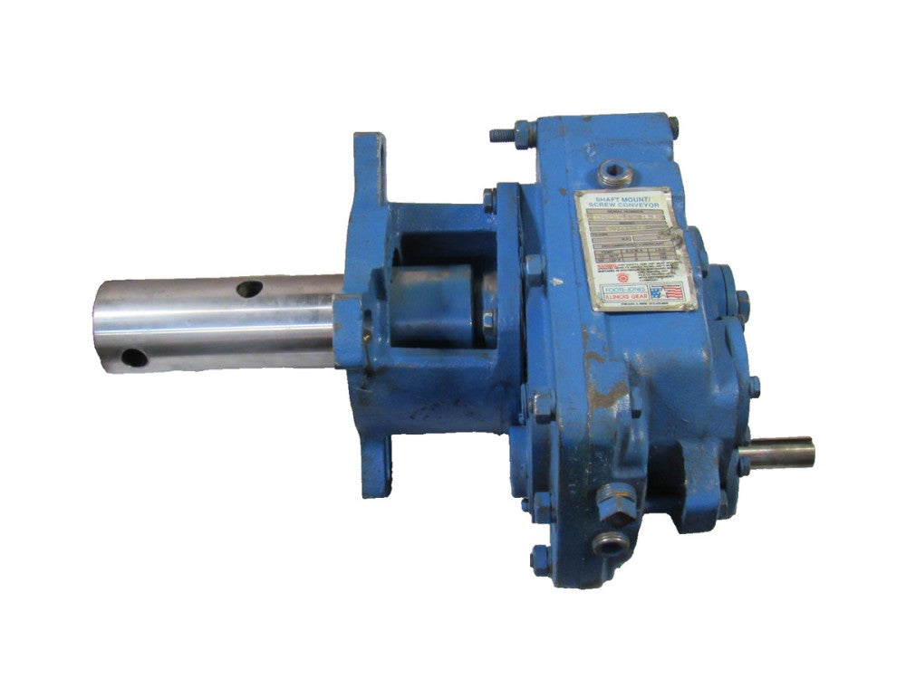 Foote-Jones Shaft Mount Screw Conveyor Gear Drive 8107SCT25 2-7/16"Shaf 3/4"Shaf