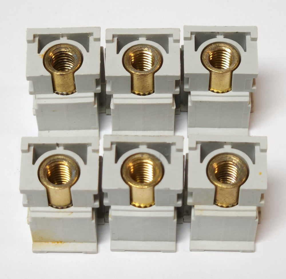 LOT OF 6 ALLEN BRADLEY 140G 140MG G2C3 Lug Breaker Terminal Screw Block ONLY RB6