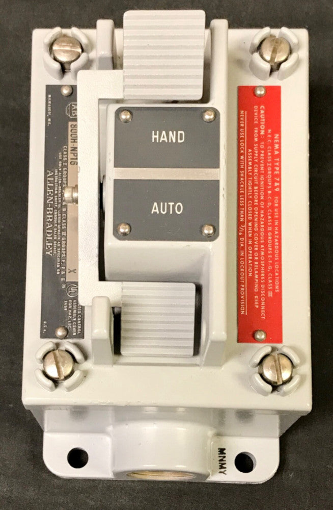ALLEN BRADLEY 800H 2HLM7 HAND AUTO Maintained Heavy Duty Push Button Station  