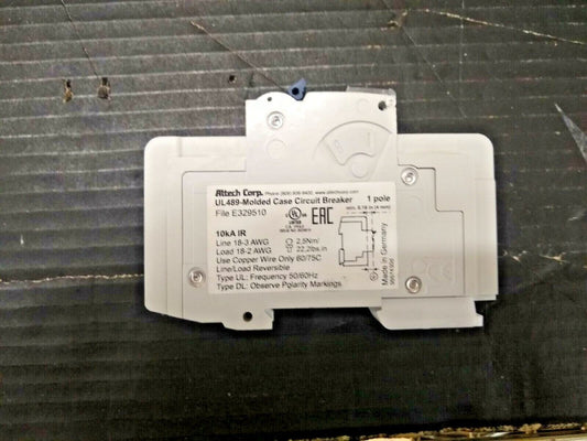 New, Altech, 1C60DL, CIRCUIT BREAKER, 1 P0LE, 60 AMP, DC, C-CURVE