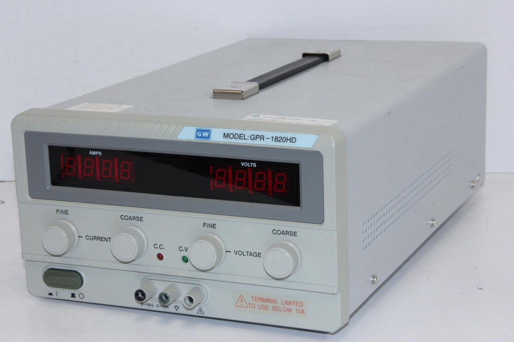 GW INSTEK GPR-1820HD 0-18V 0-20A DC Power Supply