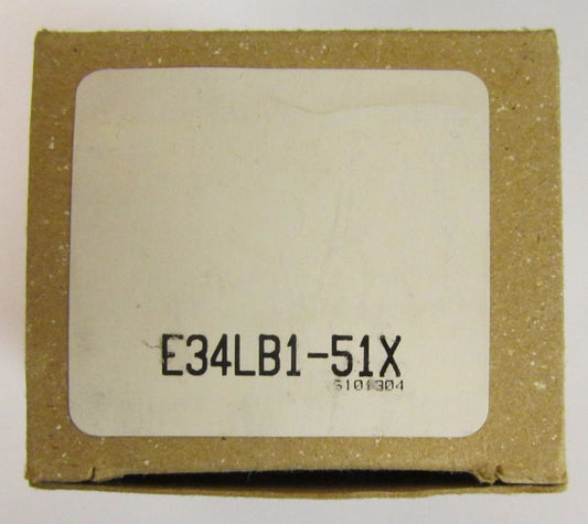 CUTLER HAMMER E34LB1 51X BLACK Mushroom Head Momentary Push Button E34 LB1 51X